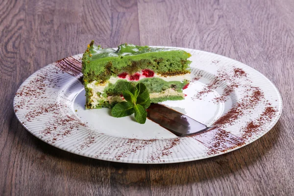 Hizmet çilek nane ile pasta