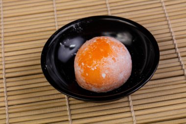 Lezzetli passionfruit daifuku pirinç çöl