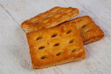 Tuzlu kraker iştah açıcı yığını