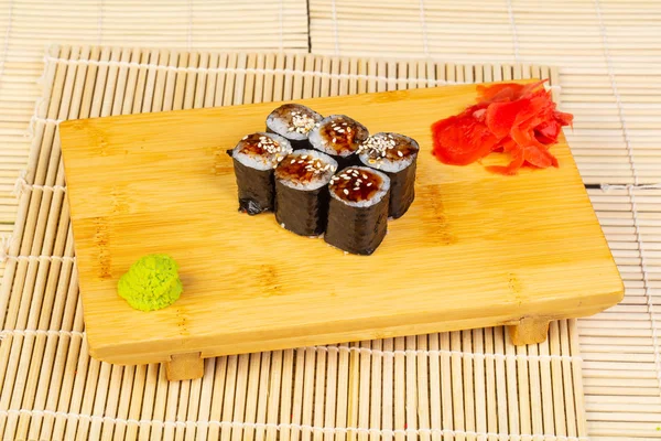 Välsmakande Mini Sushi Rullar — Stockfoto