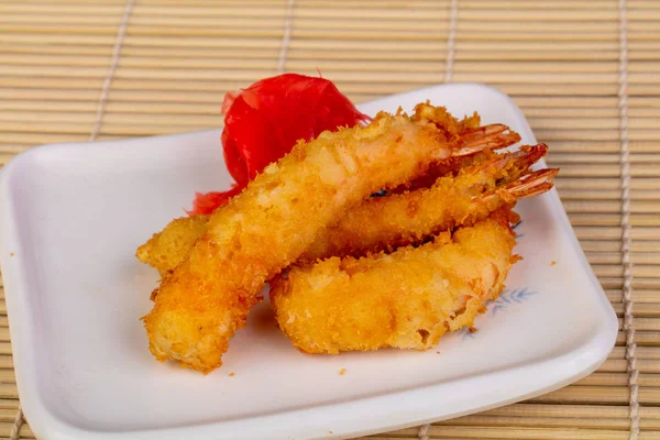 Camarão Ebi Tempura Frito — Fotografia de Stock