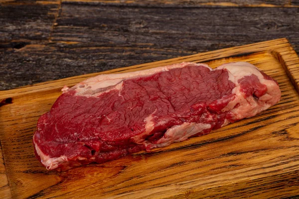 Raw Beef Steak Picanha Black Angus — Stock Photo, Image