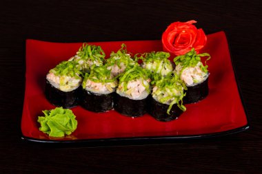 Japon rulo tavuk ve krema ile