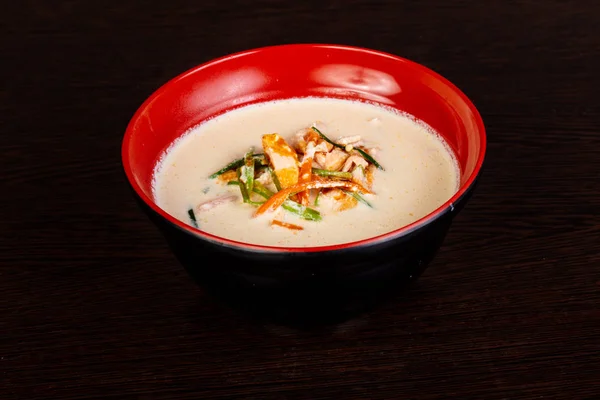 Cream Asian Soup Fish — Stock Photo, Image