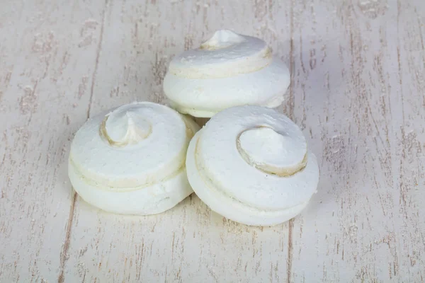 Heerlijke Zachte Zoete Meringue — Stockfoto