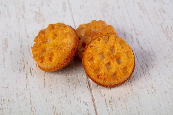 Doce Saboroso Quente Coockies Pastelaria — Fotografia de Stock