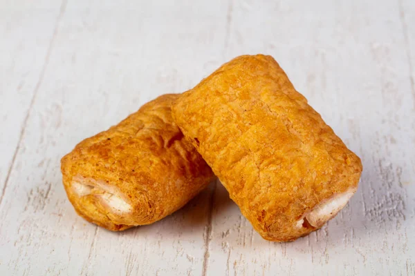 Doce Saboroso Quente Coockies Pastelaria — Fotografia de Stock