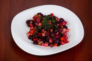 Salata sosu - Rus vejetaryen pancar salatası