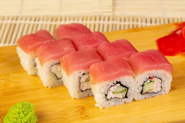Delicious Mamenori Fujiama Sushi Rolls — Stock Photo, Image