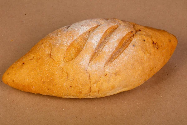 Kůra Horký Domácí Bochník Chleba — Stock fotografie