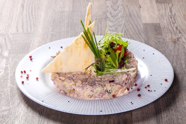 Salade Met Paddestoelen Mayonaise — Stockfoto