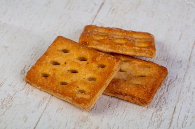 Tuzlu kraker iştah açıcı yığını