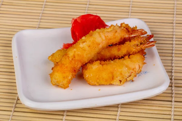 Deep Fried Ebi Tempura Prawns — Stock Photo, Image