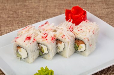 Yengeç etli geleneksel Japon dürümü