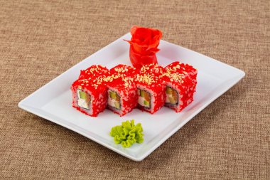 Somon ve salatalık ile