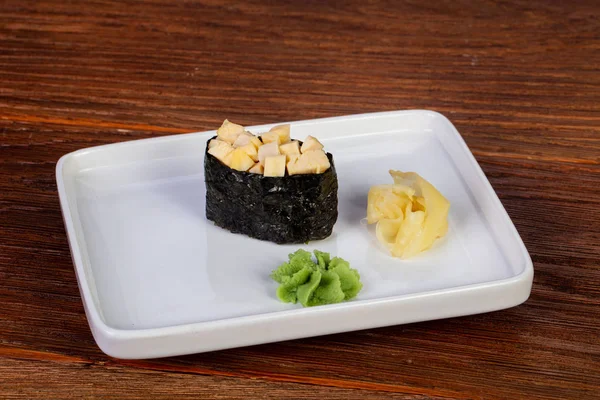 Japonez Sushi Gunkan Omletă — Fotografie, imagine de stoc