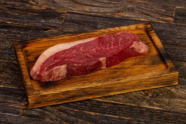 Syrové Hovězí Steak Rostbífu Black Angus — Stock fotografie