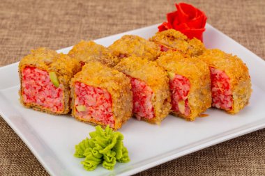Japon tempura rulo ile balık
