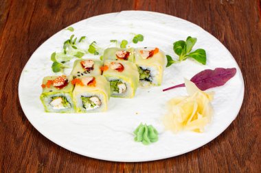 Japon rulo tavuk ve peynir ile