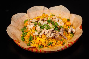 Asya mutfağı - Fried rice ile domuz eti