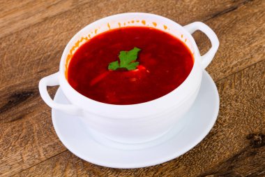 Rus lahana çorbası - Borsht sığır eti ile