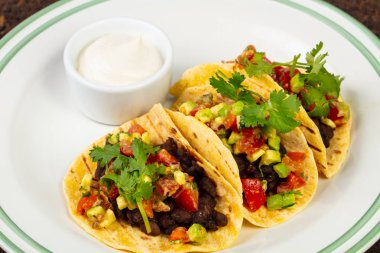 Lezzetli taco pala ile sebze