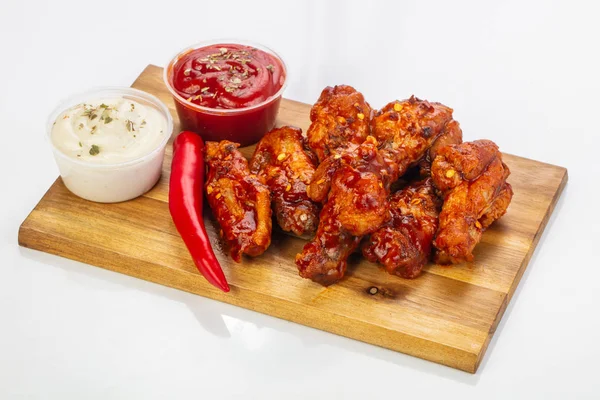 Buffalo Chicken Wings Sauce Pepper — Stock Photo, Image