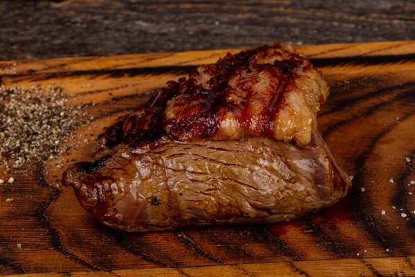 Grilovaný Steak Hovězí Picanha Black Angus — Stock fotografie