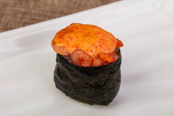 Spicy Gunkan Sushi Sauce — Stock Photo, Image