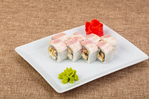 Rollo Tradicional Japonés Con Tocino — Foto de Stock