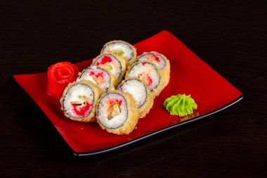 Yengeç ile Japon geleneksel rulo