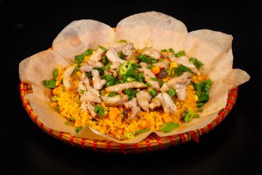 Asya mutfağı - Fried rice ile domuz eti