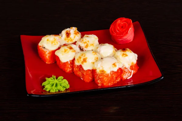 Japanese Hot Tasty Baked Roll — Stock Photo, Image