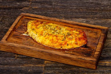 Kavrulmuş Yunan geleneksel Hellim peyniri