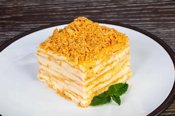 Вкусная Мята Десерта Наполеона — стоковое фото