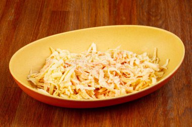 Lahana ve pirinç lezzetli 