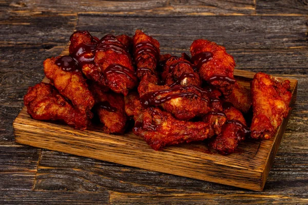 Buffalo Chicken Wings Bbq Sauce — Stock Photo, Image