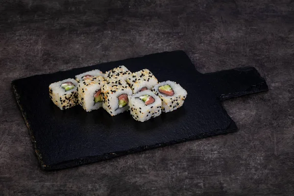 Traditioneel Japans Roll Met Tonijn — Stockfoto