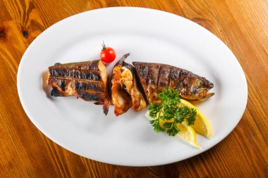 Limon hizmet Izgara Alabalık