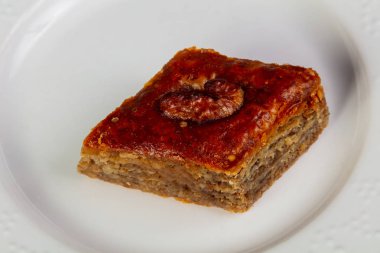 Tatlı Baklava ile fındık çöl