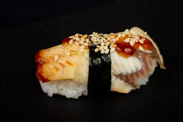 Japán Sushi Hideg Angolna — Stock Fotó