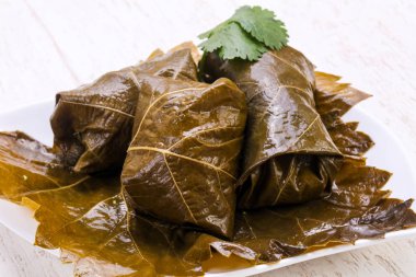 Beyaz geleneksel dolma etli