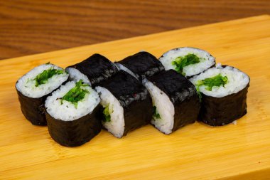Lezzetli chuka sushi roll seti