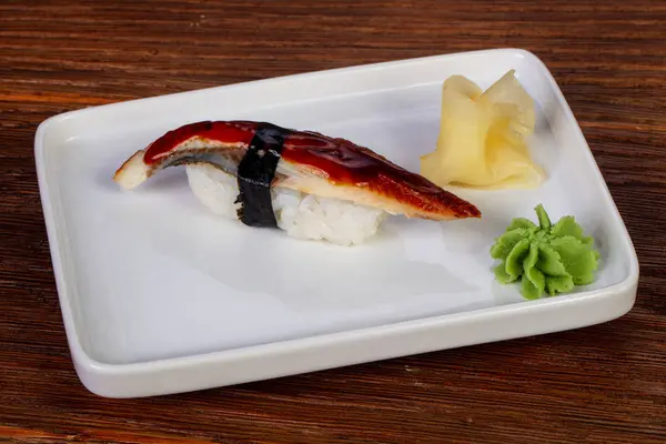 Sushi Tradițional Japonez Anghilă — Fotografie, imagine de stoc