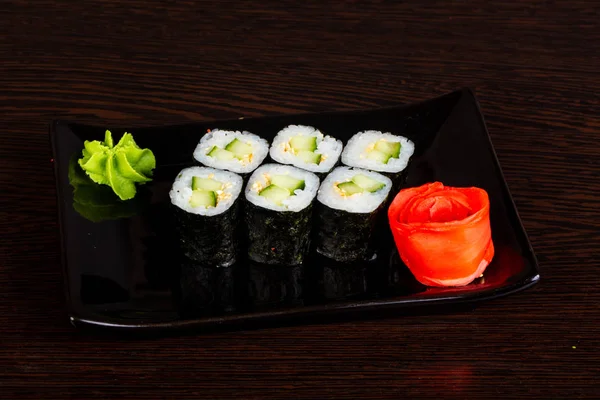 Japanese Traditional Cold Vegetarian Roll — Stock Photo, Image