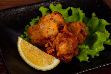 Limon hizmet tempura balık cod