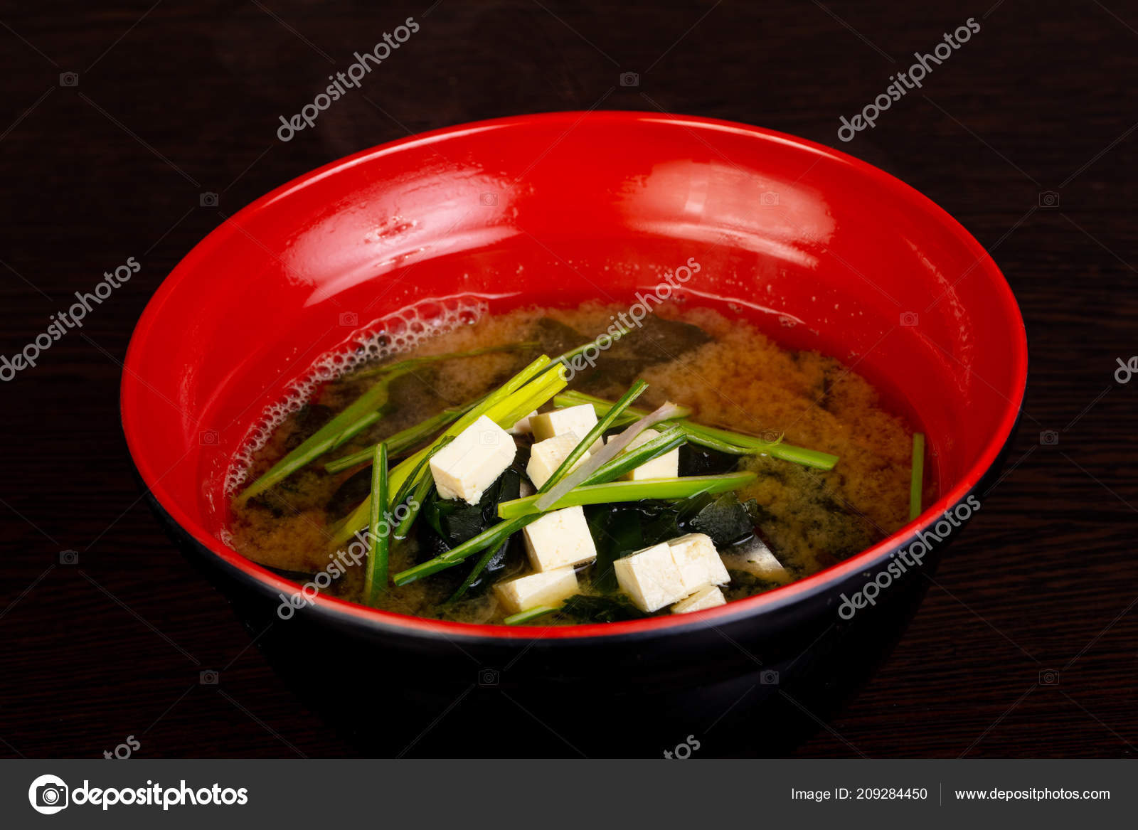Japanese Miso Soup Tofu Stock Photo by ©AndreySt 209284450