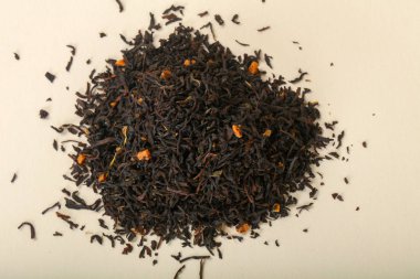 Aroma çay yığın meyve, meyveler ve otlar ile