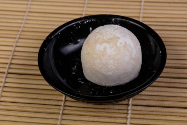 Lezzetli vanilyalı daifuku pirinç çöl