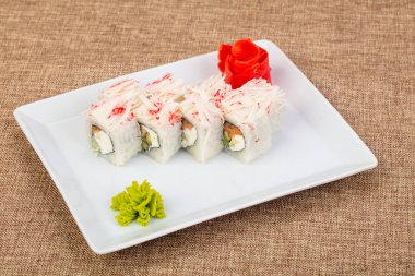 Yengeç etli geleneksel Japon dürümü